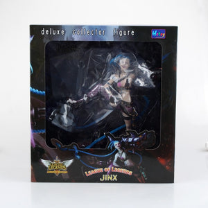 Newest LOL Jinx Action Figures Legends Action Game Lolita Character Model Toy action-figure 3D Game Heros Creative Gift