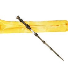 Load image into Gallery viewer, Harri Potter Hermione Wands Colsplay Albus Dumbledore Magical Wand Elegant Ribbon Varinhas Kid Metal Iron Core Magic Wand