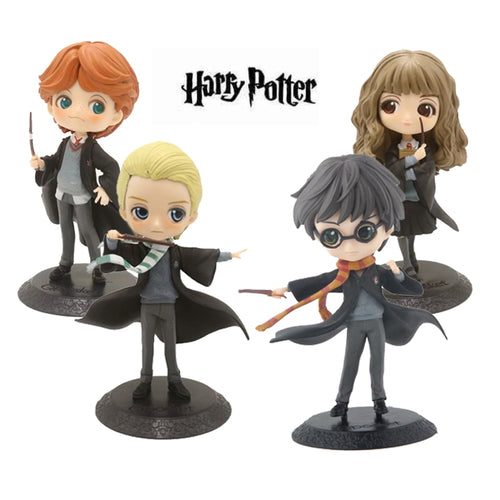 Harry Potter Action Figures Qposket Toys Hermione Weasley Malfoy 15cm
