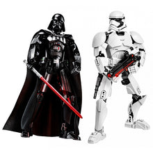 Load image into Gallery viewer, Star Wars Buildable Figure Building Block Stormtrooper Darth Vader Kylo Ren Chewbacca Boba Jango Fett Action Figure Toy For Kids