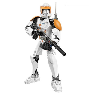Star Wars Buildable Figure Building Block Stormtrooper Darth Vader Kylo Ren Chewbacca Boba Jango Fett Action Figure Toy For Kids