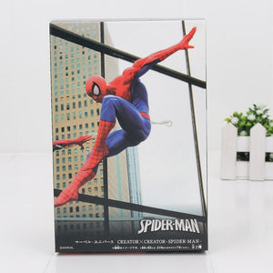 18cm Marvel the avengers Endgame Amazing Spiderman creator Figure black Spider Man PVC Action Figure Collectible Model Toy Gift