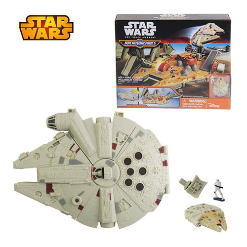 Original Star Wars The Force Awakens Micro Machines Millennium Falcon Playset Collection Action Figure Gift Toy For Children Boy