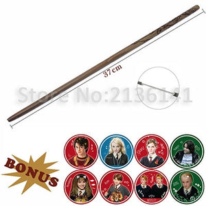 19 Kinds of Harri Potter Wands Colsplay Metal/Iron Core Albus Dumbledore Magical Wand Varinhas Kid Magic Wand No Box with Gift
